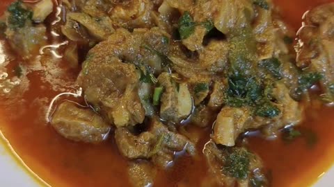 A very simple Mutton curry