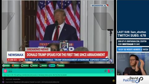 LIVE BREAKING: Donald Trump post-arrest speech after surrendering to authorities