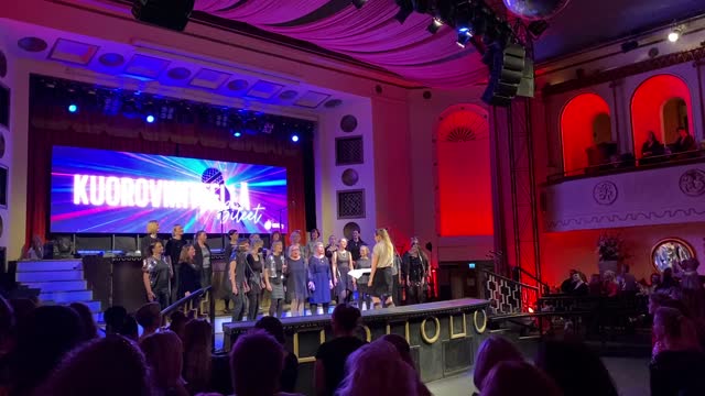 Kuoroviihteellä bileet Apollo Live Club Helsinki 30.9.2022, 14.