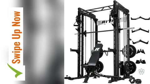 RitFit M1 Smith Machine with Cable Crossover System