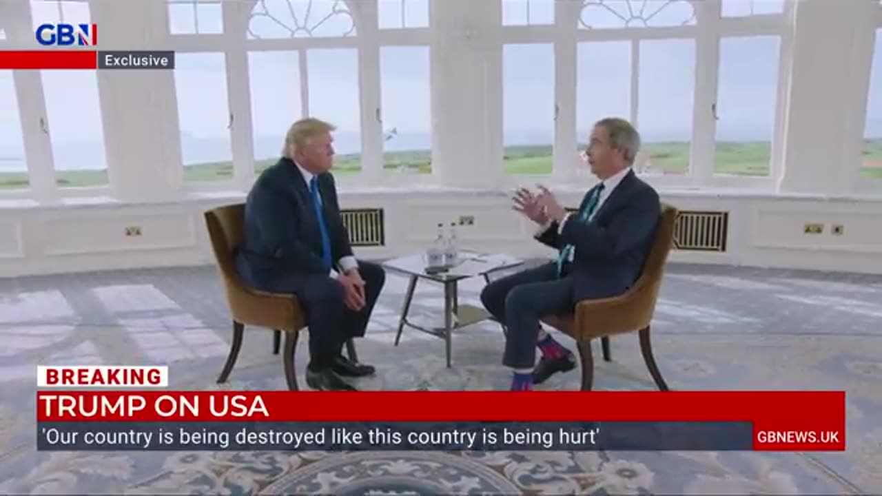 GBNEWS - President Trump ‘I believe the world is in the most dangerous place it’s ever been in.’