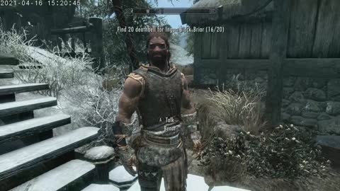 The Elder Scrolls 5 Skyrim Female Orc Karen D'Orc Part 17