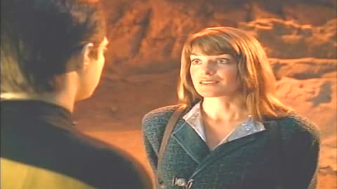 Data's hot girlfriend with bangs Star Trek The Next Generation