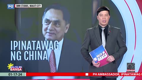 Ambassador ng Pinas, ipinatawag ng China kasunod ng pagbati ni PBBM sa bagong halal na Taiwan Pres