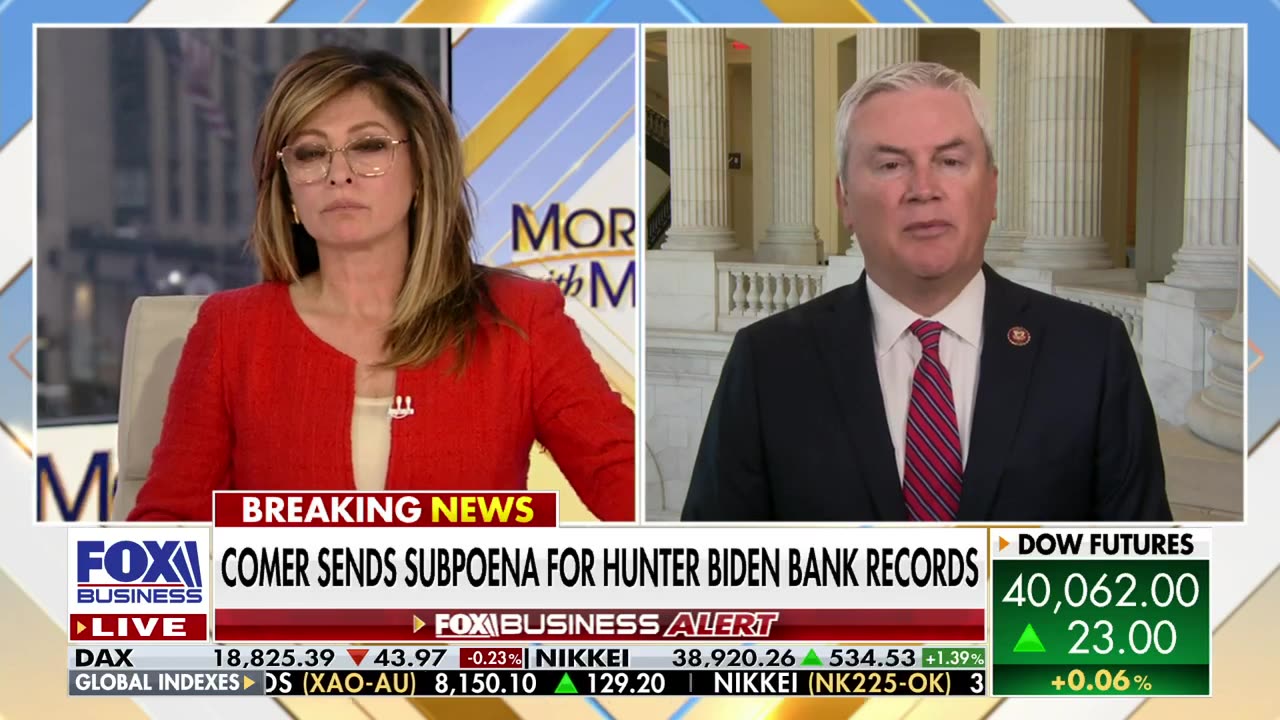 James Comer reveals shocking developments in Biden impeachment investigation.