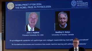 Nobel Prize in Physics winners say they worry about AI