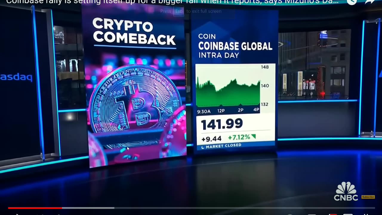 Cathie Wood vs Oracle Coinbase Stock Crypto Trade Off!