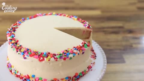 Classic Vanilla Cake Recipe _ How to Make Birthday Cake