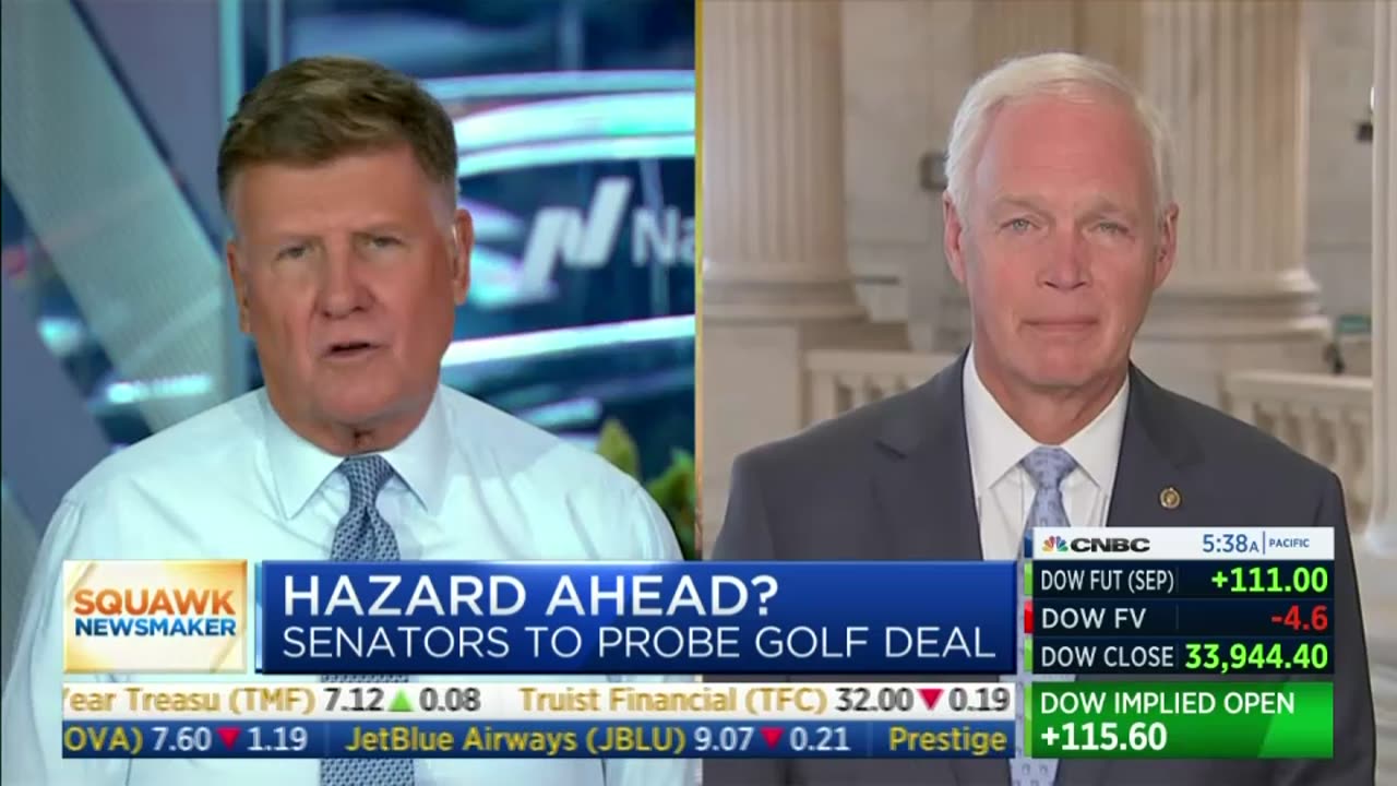 Senator Ron Johnson on CNBC's Squawkbox 7.11.23