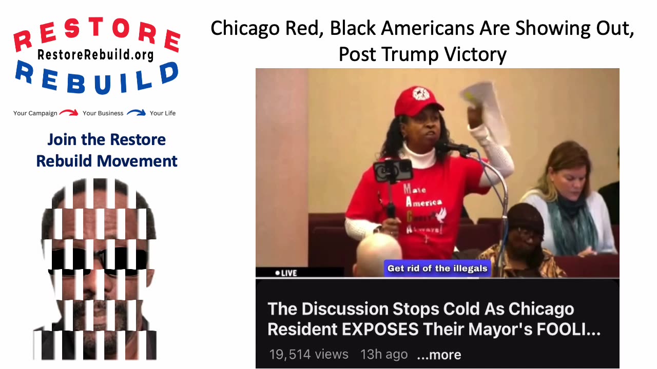 Chicago RED, Black Americans Showing Out After Trump Victory