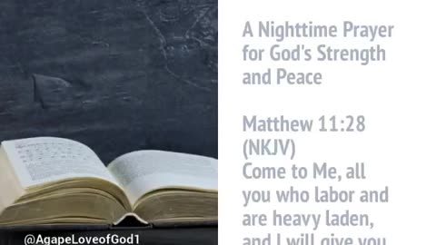 Laying Burdens Down: A Nighttime Prayer for God's Strength and Peace #Shorts