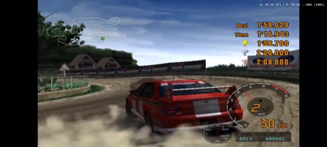Gran Turismo 3 - License Test R-8 Final Try(AetherSX2 HD)