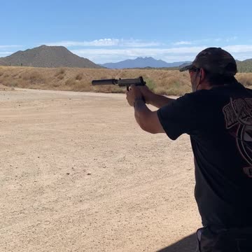Suppressed FN tactical 45 ACP