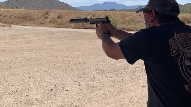 Suppressed FN tactical 45 ACP