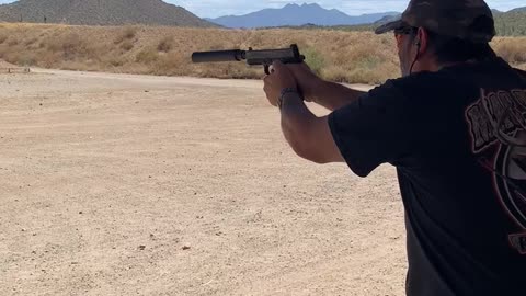 Suppressed FN tactical 45 ACP