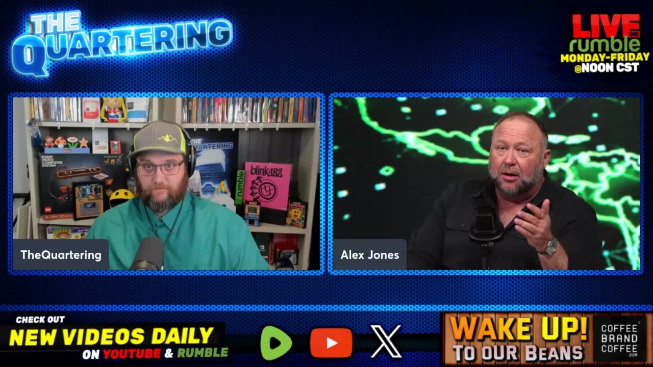 Jeremy (The Quartering) And Alex Jones (Infowars) interview