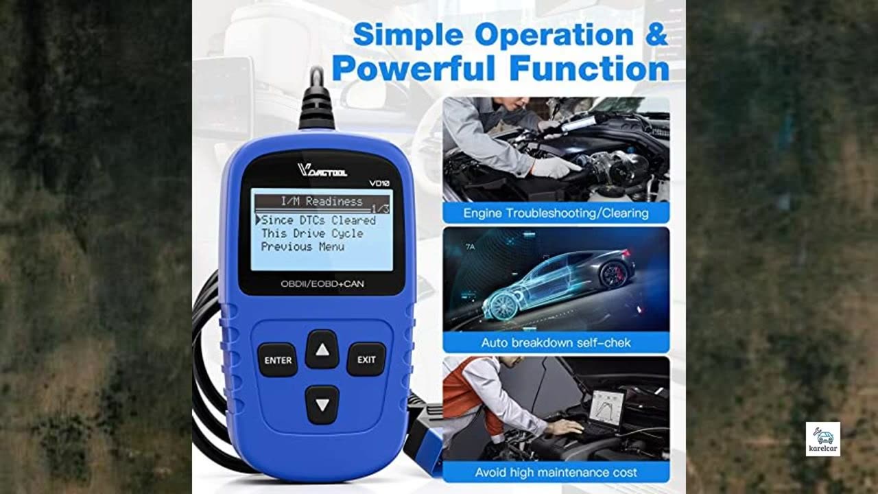 Review - VDIAGTOOL VD10 OBD2 Scanner Code Reader