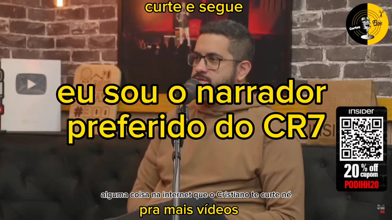 Eu sou o único narrador q o Cristiano Ronaldo segui