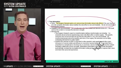 Glenn Greenwald - NEW DOCS: Tucker COVID Report Censored by Biden/Facebook | SYSTEM UPDATE