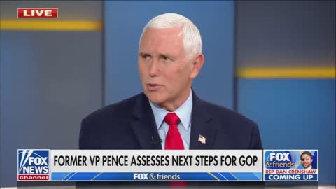 Pence “We’ll have better choices in 2024” 🤣 Good luck asshole
