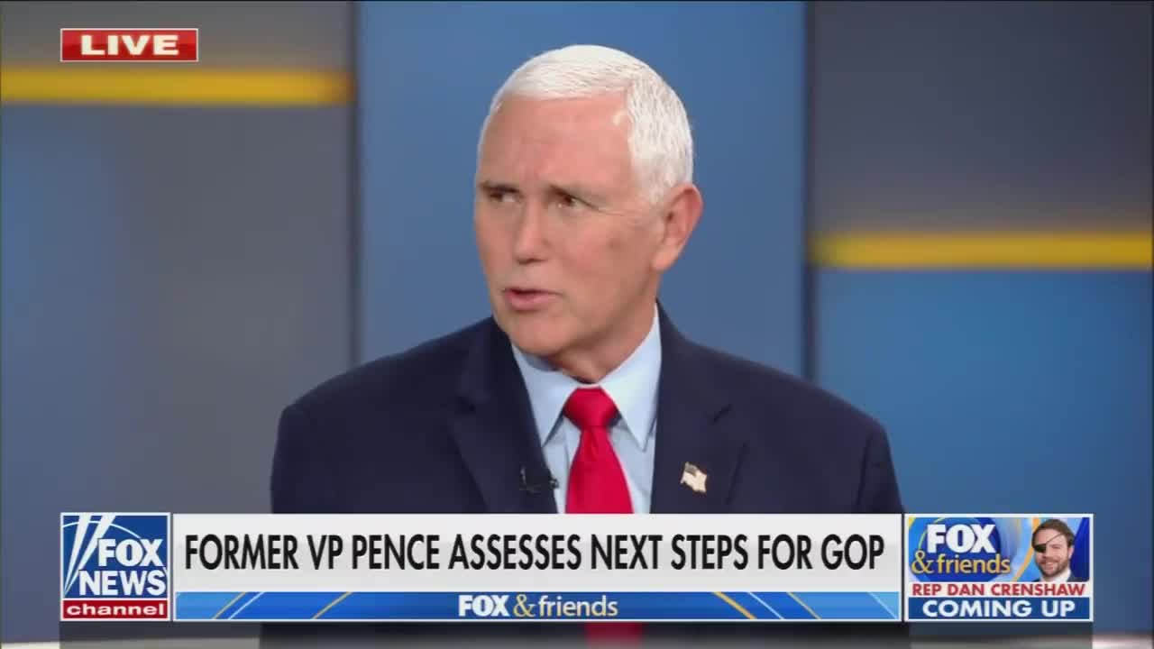 Pence “We’ll have better choices in 2024” 🤣 Good luck asshole