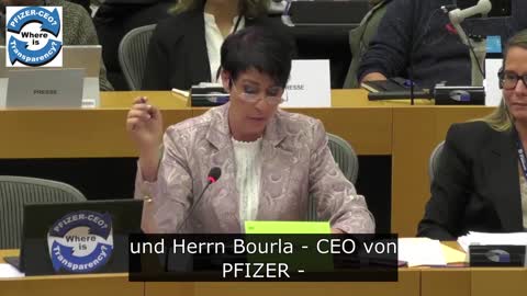 Der Pfizer CEO, Albert Bourla, sagte seine Teilnahme am gestrigen EU COVID-19 Sonderausschuss ab
