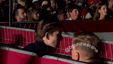 Barron Trump Makes First Appearance At Trump Rally (VIDEO)