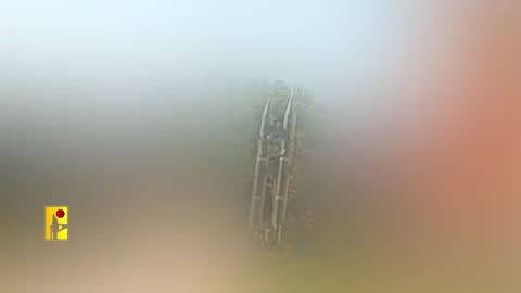 Hezbollah resistance forces targeting Israeli military positions with Nasr 2 missiles