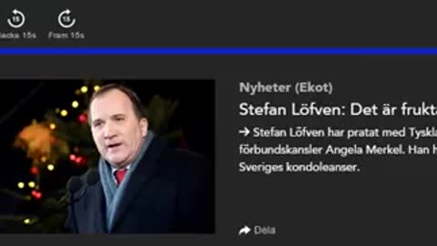 (STEFAN LÖFVEN) vill inte spekulera om terroristen va en asylsökande