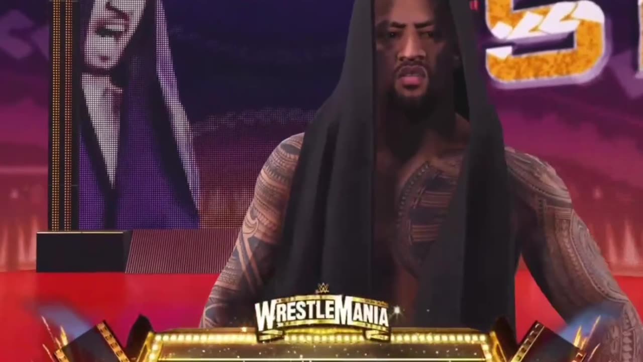 WWE 2K24 Roman reigns destroys solo