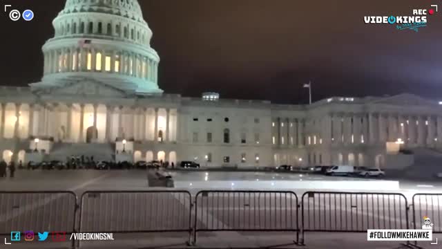 NEW: Dystopic vibes at the U.S. Capitol building in DC