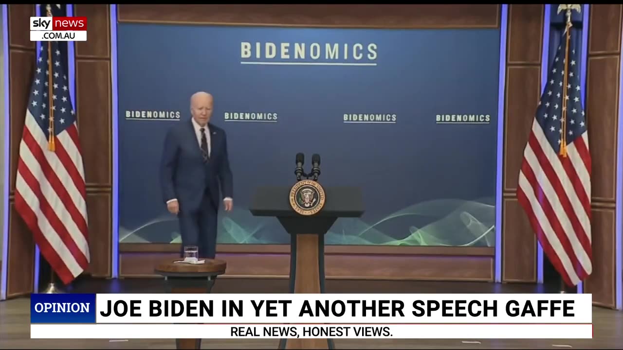 'Just priceless’: Biden forgets how to enter a stage in latest gaffe