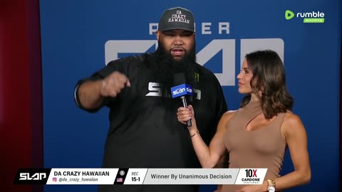 Da Crazy Hawaiian Post-Match Interview | Power Slap 4