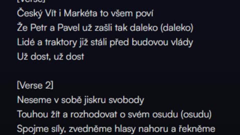 UŽ DOST, rocková píseň