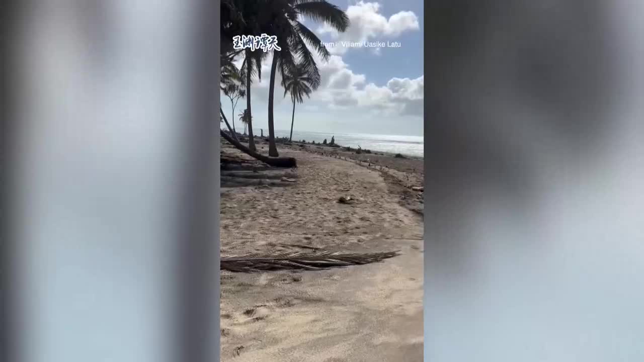 Así quedó Tonga tras el tsunami del fin de semana