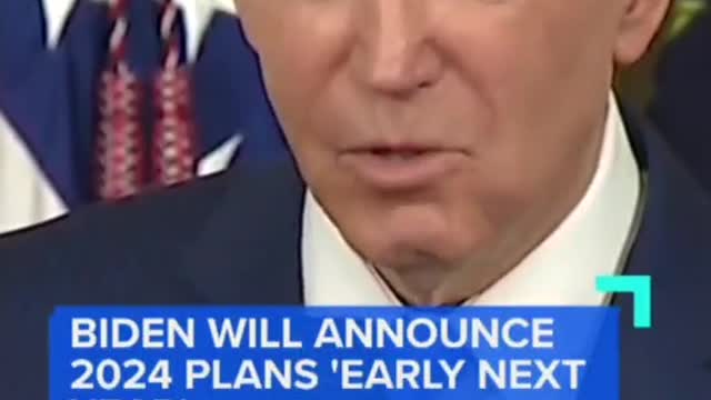 President Biden says while he currently plans on running for
