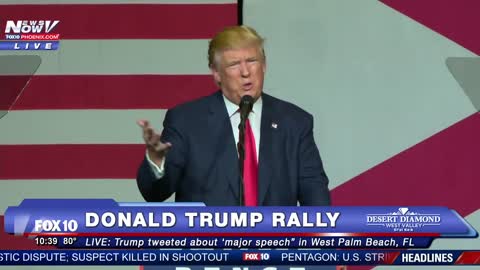 The Speech that Set Up the Show - President Trump Rally October 2016