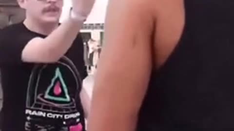 Radical Leftist LOSES IT, Goes After Trump Supporter On Camera