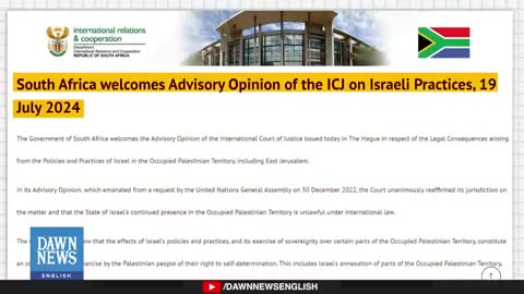 World Reacts To ICJ Rulin