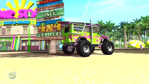 The Wheels On The Bus Under the sea _ Speedies Car Cartoons Videos for Children