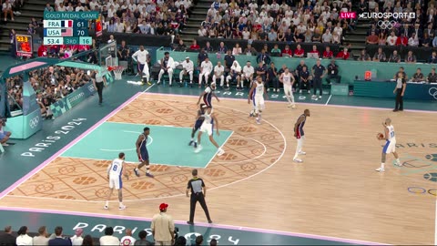 Paris Olympics Men's Basketball Final USA Vs France