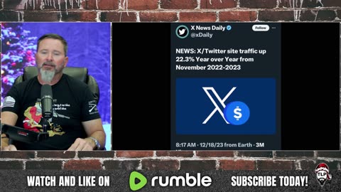 X Traffic Is Up!