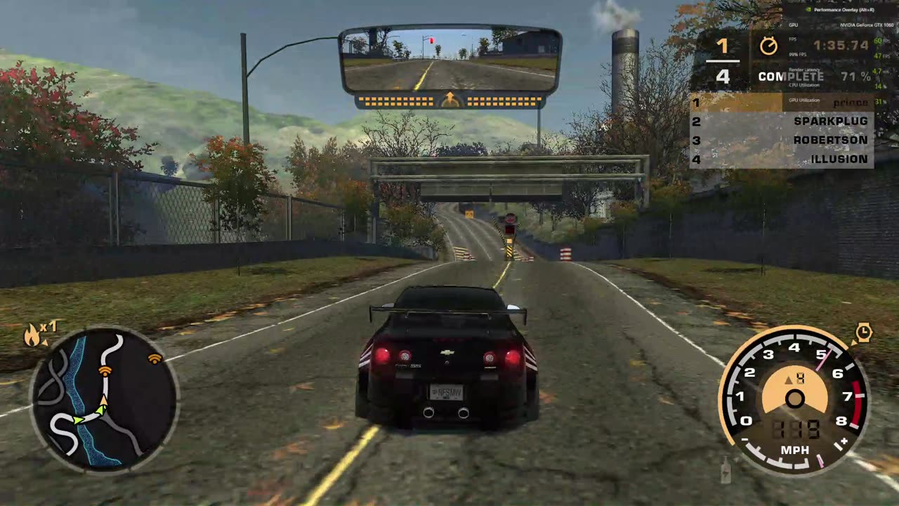 need for speed 2005 speedtrap blacklist 7 gameplay