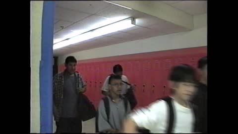 2000-01 WPHS Vids 001 Students in the Hall 01 by Glenn Strader