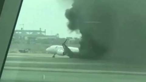 Plane taking off from Lima airport strikes firetruck on the runway, killing two firefighters