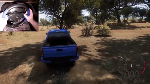 Toyota Tacoma TRD Pro Forza Horizon 5 Thrustmaster T150 gameplay 2