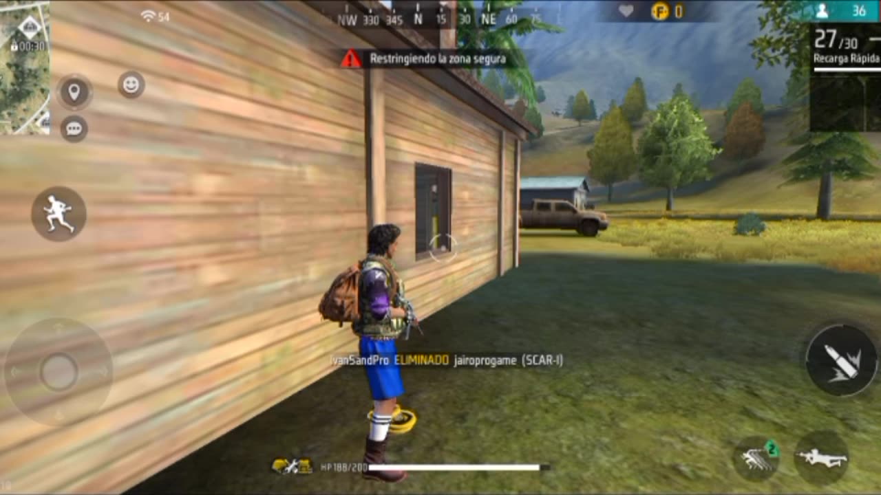 Una partida de free fire