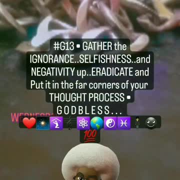 ERADICATE IGNORANCE SELFISHNESS NEGATIVITY