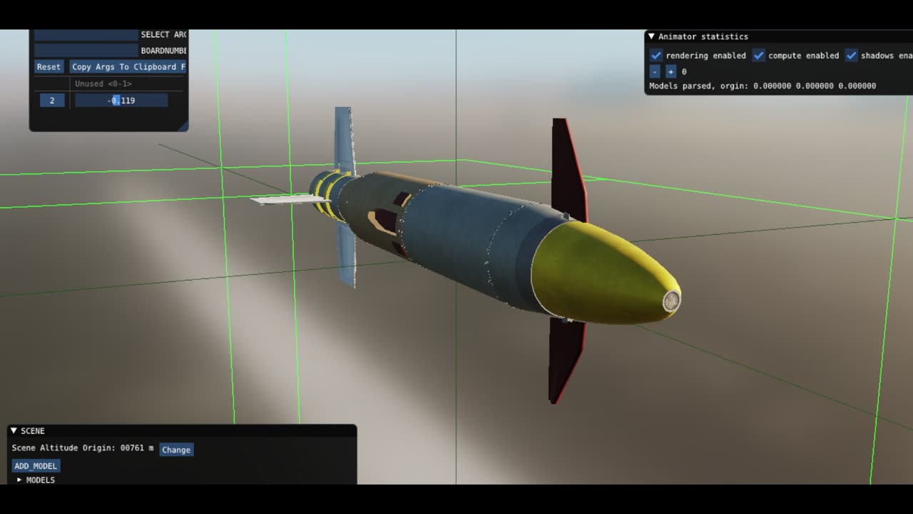 Animazione missile anticarro russo Kornet