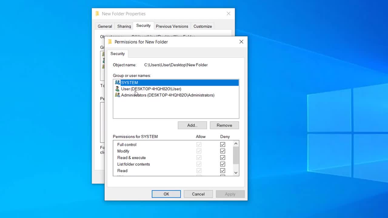 Fix You Don't Currently Have Permission to Access this Folder